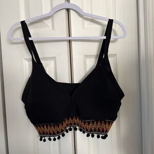Boho Swimsuit top Crop Top Bra Top Festival Top